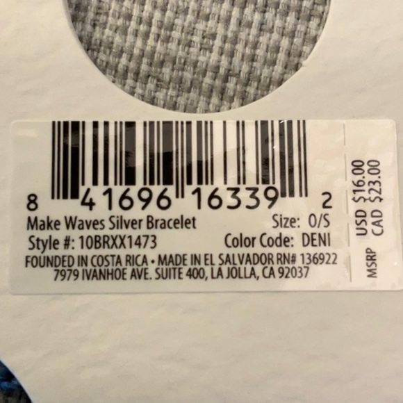 Puravida Make Waves Silver Bracelet - Picture 3 of 3